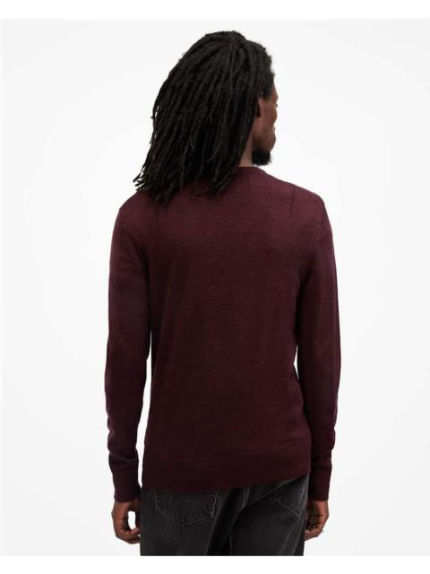 ALLSAINTS MODE MERINO CREW NECK RAMSKULL SWEATER