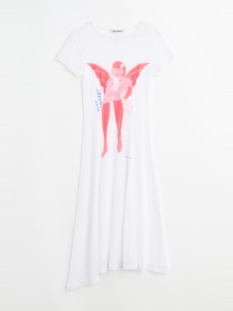 Our Legacy Ragged Dress Cybernetic Demon Print