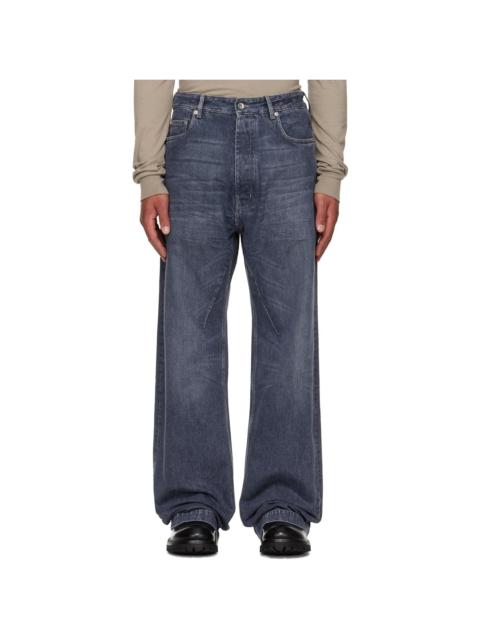 Rick Owens DRKSHDW Blue Concordians Geth Jeans