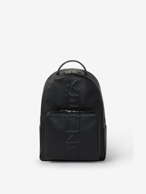 KENZO Grained leather backpack