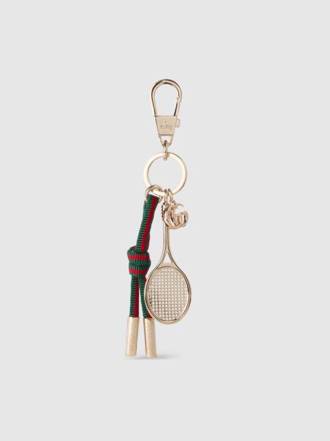 Gucci Tennis keychain with Web