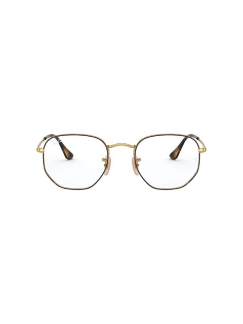 Ray-Ban hexagonal-frame glasses