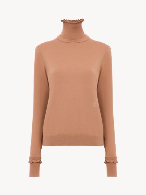 Chloé TURTLENECK SWEATER IN A MERINO WOOL KNIT