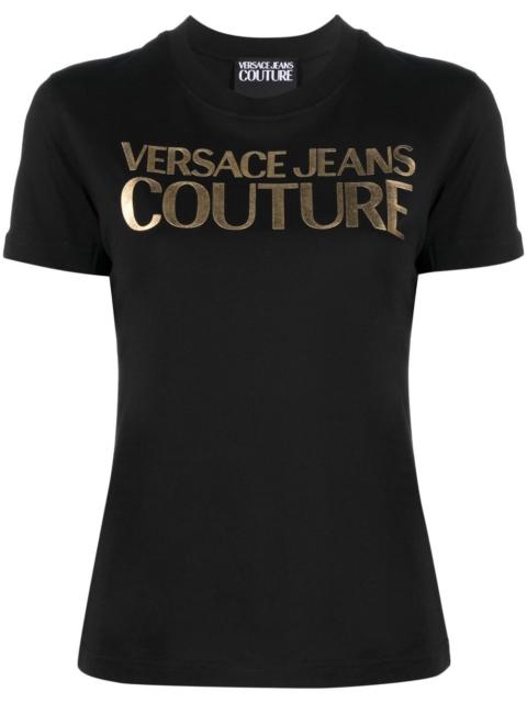 VERSACE JEANS COUTURE logo print short-sleeve T-shirt