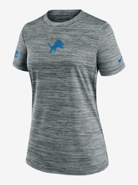 Nike Detroit Lions Sideline Team Issue Velocity Women's Nike Dri-FIT NFL T-Shirt