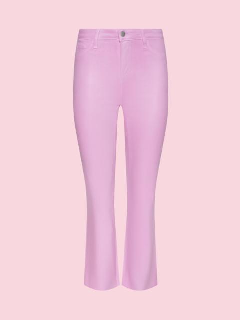 L'AGENCE Kendra Coated Cropped Flare Jean