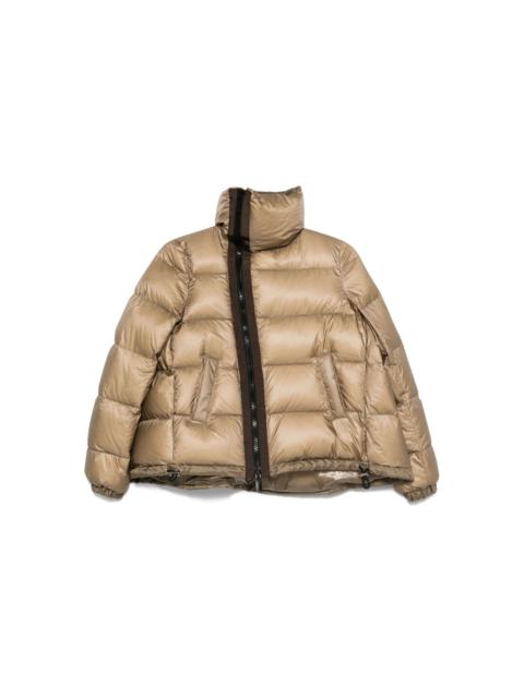 quilted panelled jacket