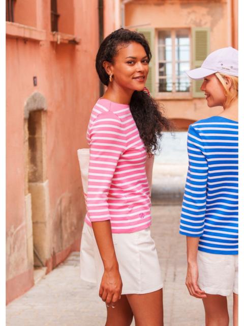 SAINT JAMES LILLY PULITZER x VOISSEY - Cotton Sweater with Lilly Logo Embroidery