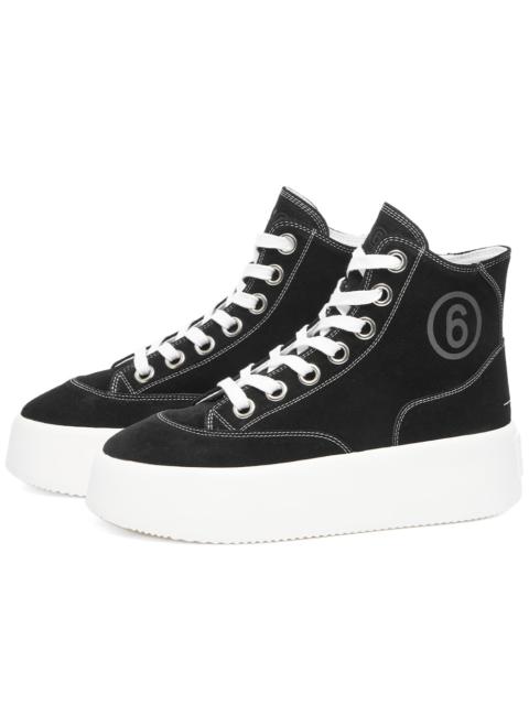 MM6 Maison Margiela MM6 High Top Sneakers With Logo