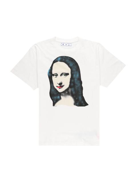 Off-White Mona Lisa Short-Sleeve Over Tee 'White/Black'