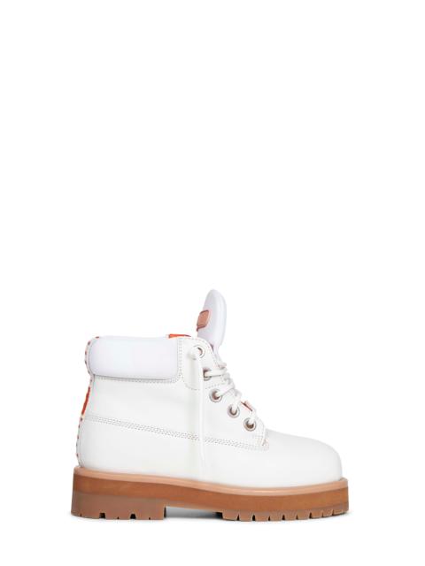 PDF Off white leather Strada ankle boots
