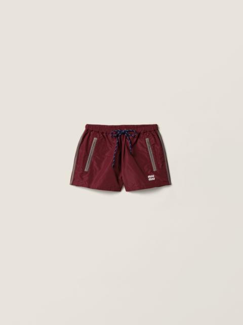 Technical fabric shorts