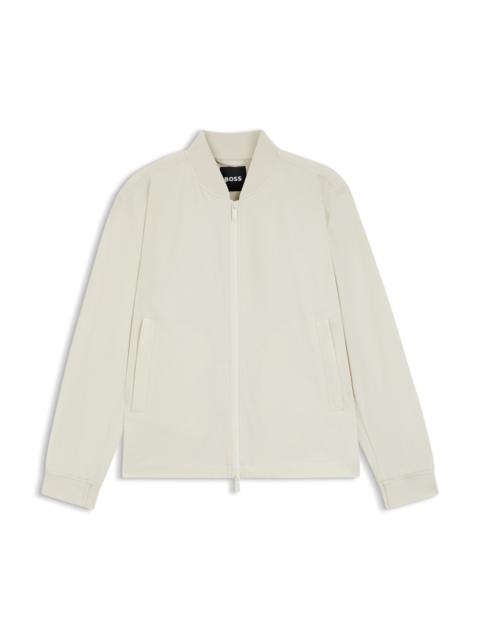 BOSS WATER-REPELLENT PACKABLE JACKET WITH TWO-WAY ZIP