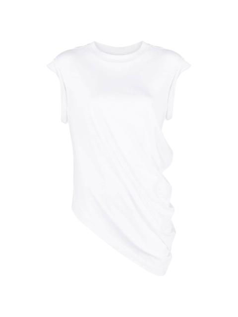 Alexander McQueen asymmetric cotton T-shirt