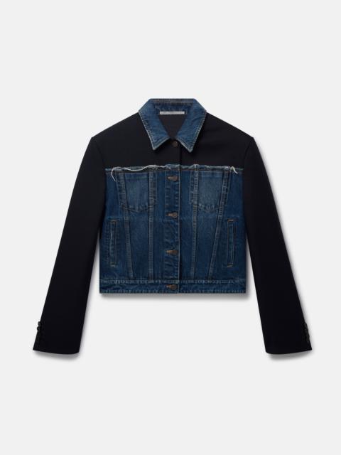 Twill Panelled Denim Jacket