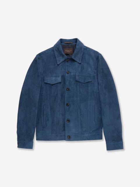 SLOWEAR Suede leather Trucker jacket