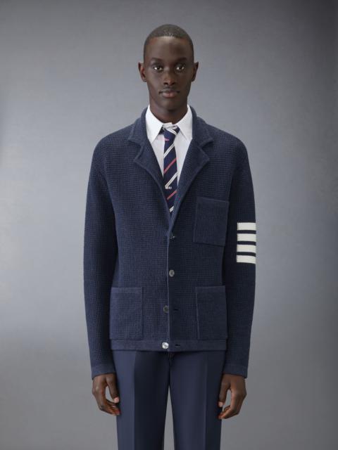 Thom Browne Linen Cotton 4-Bar Caridgan Jacket