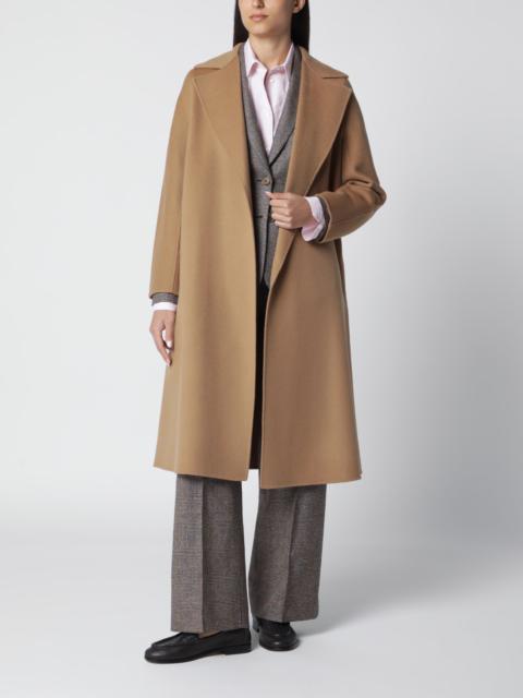 Max Mara Studio Camel belted coat in wool blend