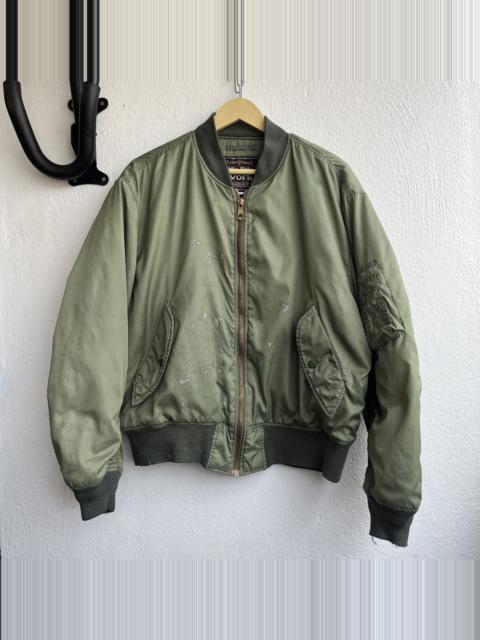 Other Designers Toyo Enterprises - VINTAGE DISTRESSED BOMBER WAKU WAKU WORK TOYO ENTERPRISE
