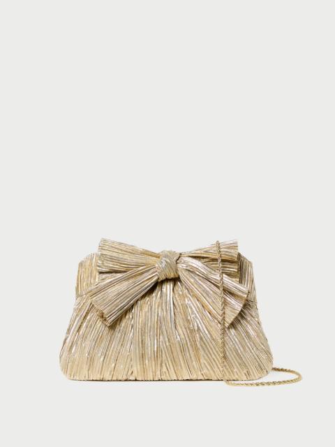 LOEFFLER RANDALL Rayne Gold Bow Clutch