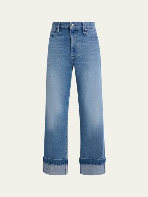 Simone Rocha Men's Embellished Washed Denim Carpenter Jeans