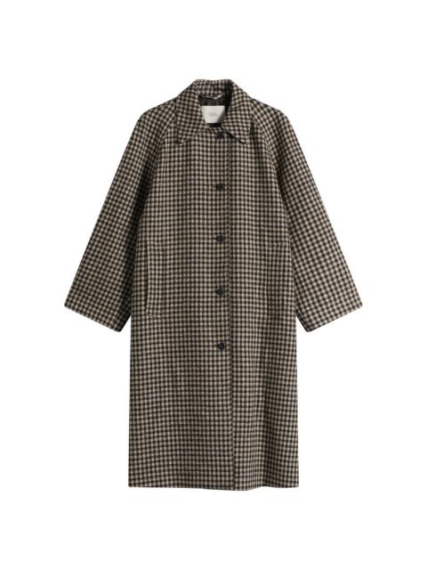 NOTHING WRITTEN Nothing Written Bébé Check Balmacaan Coat