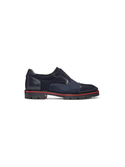 Christian Louboutin Navy Mika Sky Flat Derbys