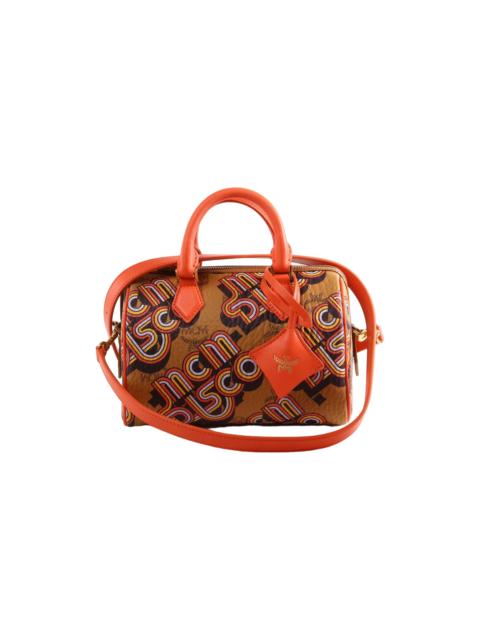 MCM Ella VI Boston Small Bags "Cognac" MWBGAEA01 COGNAC
