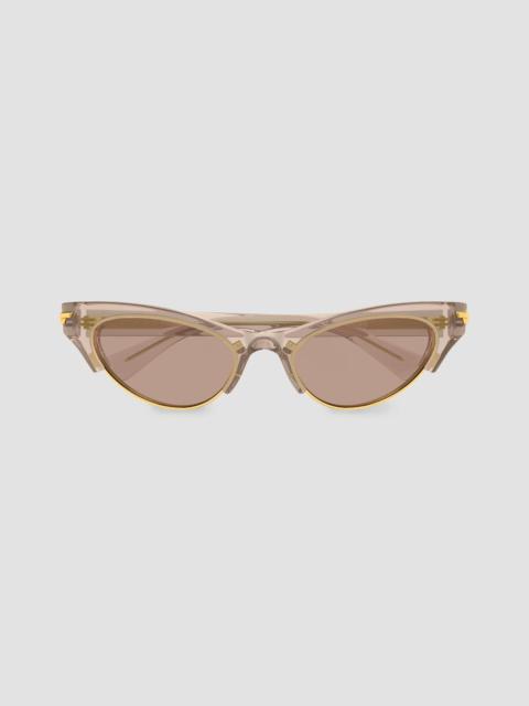 Bottega Veneta Women's Bold Ribbon 52MM Cat-Eye Sunglasses - Brown