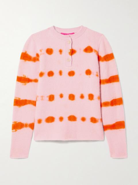 The Elder Statesman Rave Tie-dyed Brushed-cashmere Sweater