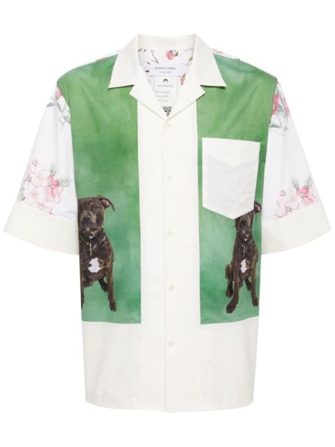 Marine Serre Regenerated Household cotton shirt