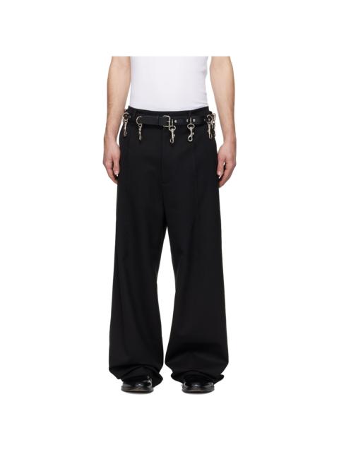 VETEMENTS Black Pinched Tailored Trousers
