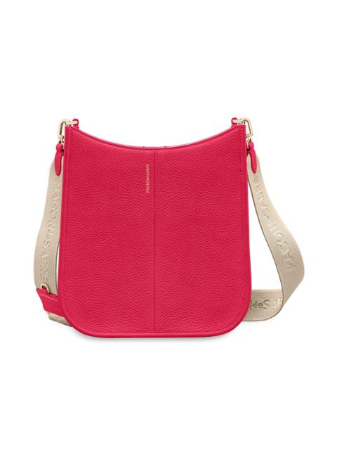 MAISON de SABRÉ Women's Leather Saddle Bag - Shibuya Fuchsia