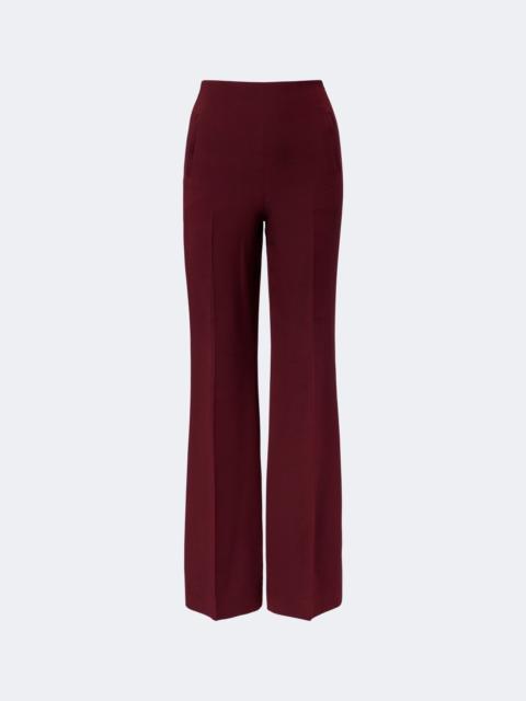 ROLAND MOURET Wool and silk wide-leg pants