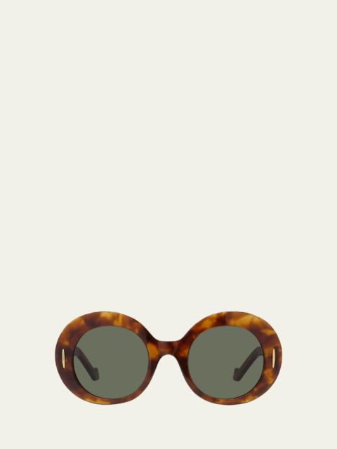 Anagram Round Acetate Sunglasses