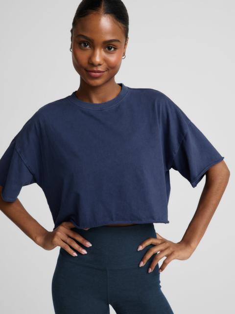 BEYOND YOGA SoftKnit Better Than Ever Cropped Cotton Tee
