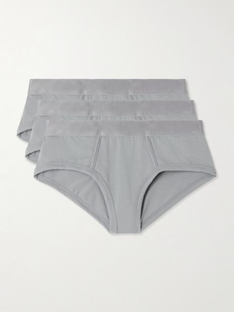 CDLP Set Of Three Stretch-tencel Lyocell Briefs