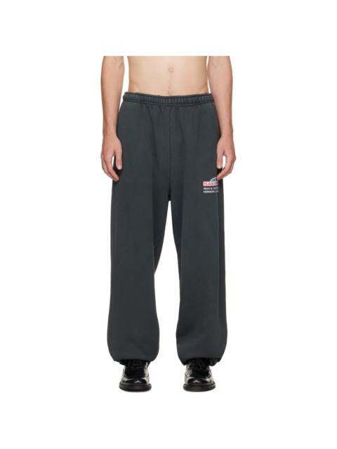 WILLY CHAVARRIA Black 'Plaza Chavarria' Sweatpants