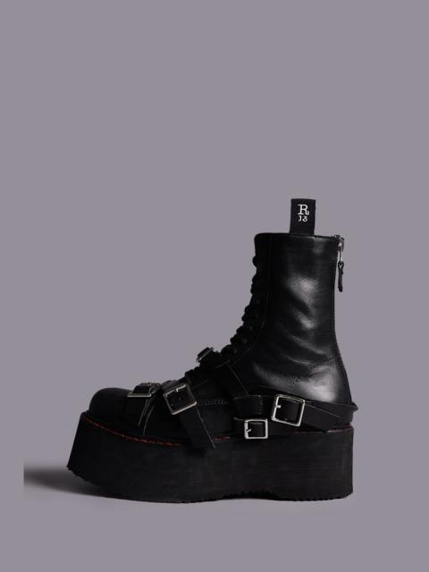 R13 STRAPPED DOUBLE STACK BOOT
