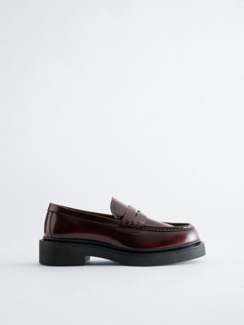 & Other Stories Chunky Leather Loafers