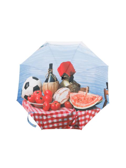 Moschino graphic-print umbrella