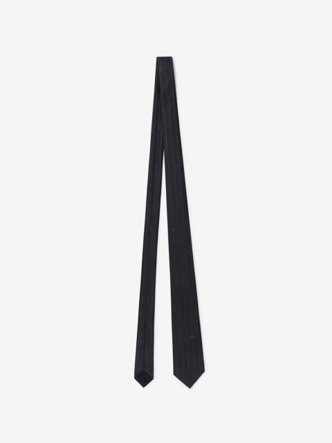 Burberry Pinstriped Silk Tie