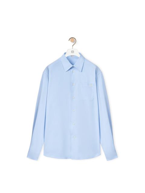 Loewe Chest pocket check shirt in cotton