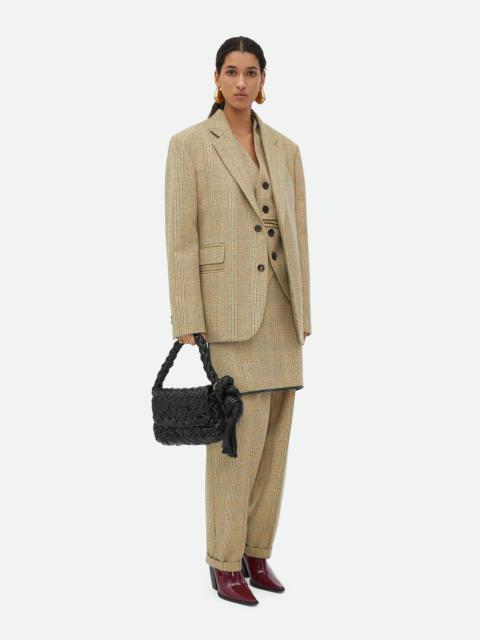Bottega Veneta Prince Of Wales Wool Jacket
