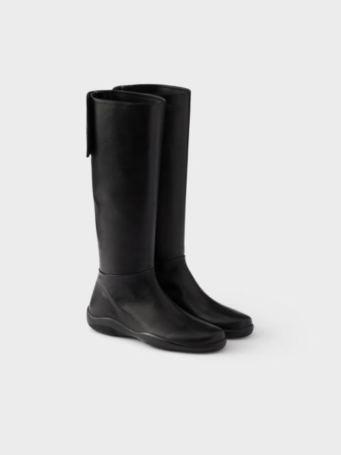 Prada Toblach nappa leather boots