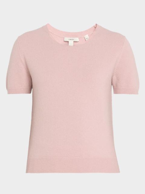 Vince Short-Sleeve Cashmere-Blend Tee