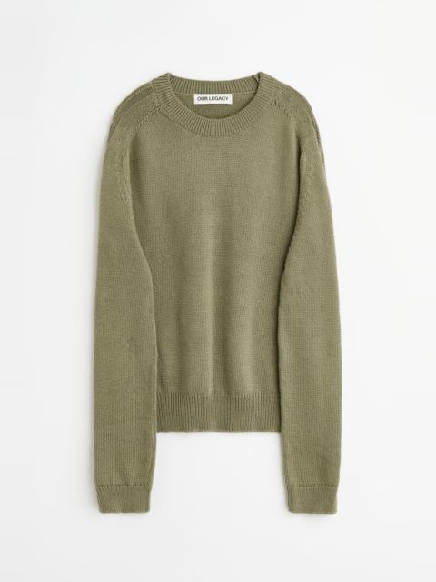 Our Legacy True Roundneck Slate Grey Cloud Cotton