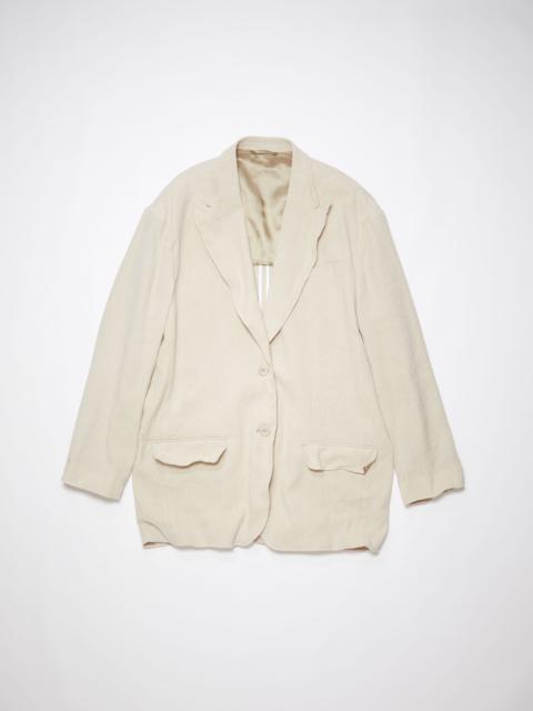 Acne Studios Single-breasted suit jacket - Light Sand