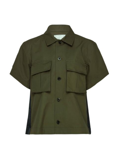 sacai Cotton Weather Short Sleeve Shirt