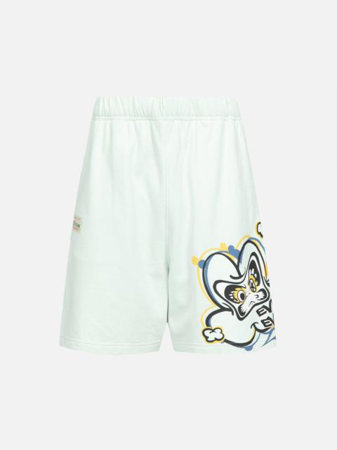 EVISU Transforming Daruma Print Sweat Shorts